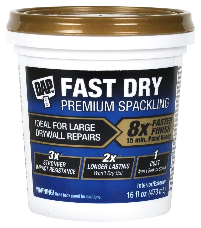 DAP DAP 7079818440 Fast Dry Spackling, Off-White, 16 fl-oz PAINT DAP