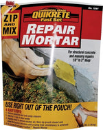 QUIKRETE Quikrete 1241-15 Repair Mortar, Brown/Gray, Granular, 3 lb Pouch PAINT QUIKRETE