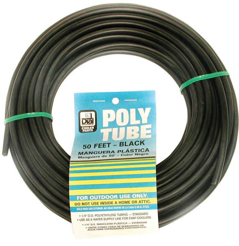 DIAL Dial 4296 Cooler Tubing, 50 ft L Dimensions, Polyethylene, Black, For: Evaporative Cooler Purge Systems APPLIANCES & ELECTRONICS DIAL