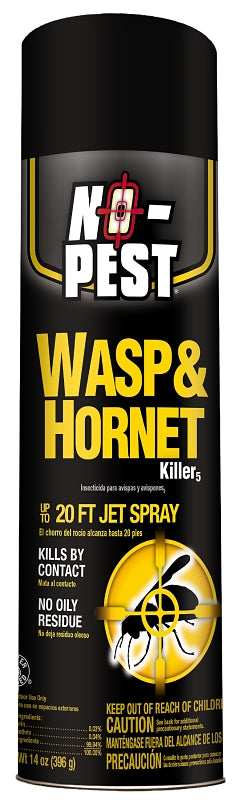 NO PEST Spectrum HG-41331 Wasp and Hornet Killer, Liquid, Spray Application, 14 oz Can