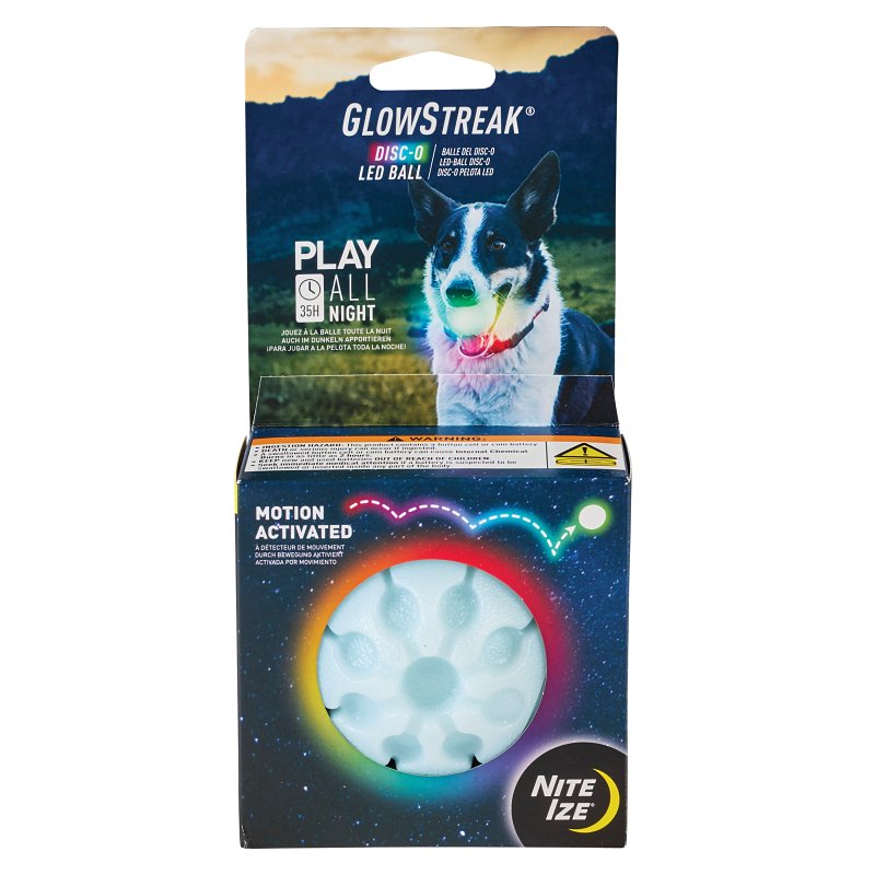 NITE IZE LED BALL COLR-CHNG RUBB DISC-O