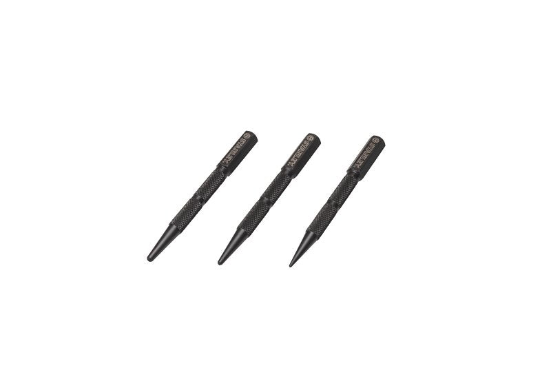 STANLEY STANLEY 58-230 Nail Punch Set, 3-Piece, Steel, Black Oxide