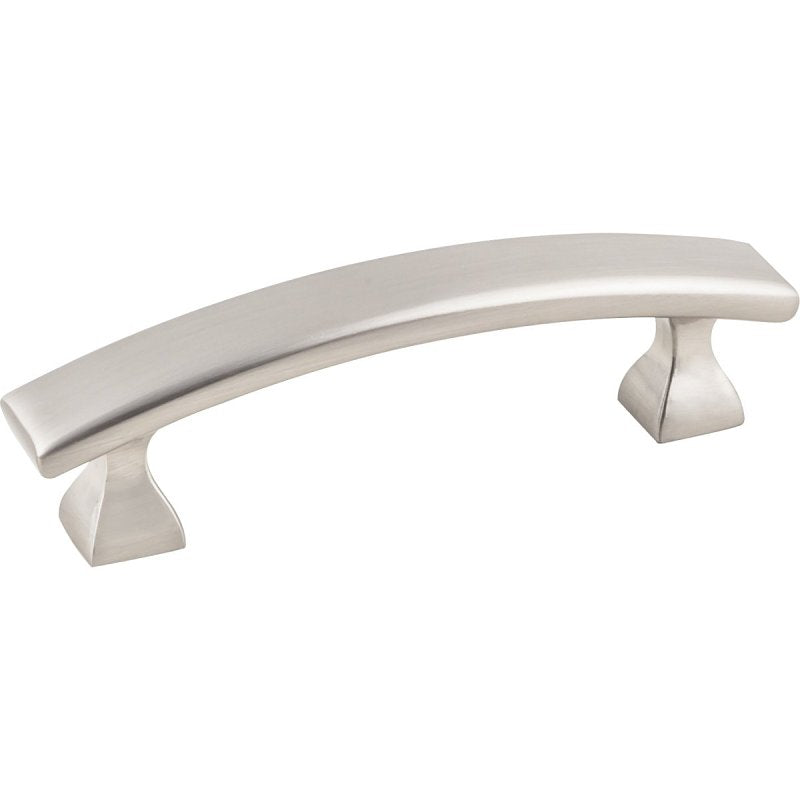 HARDWARE RESOURCES KasaWare K3133SN-8 Cabinet Pull, Satin Nickel, 4 in L Handle, 1-1/8 in Projection, Zinc, 8/PK HARDWARE & FARM SUPPLIES HARDWARE RESOURCES