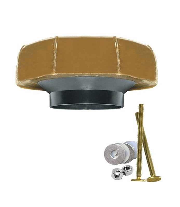 FLUIDMASTER Fluidmaster 7514 Flanged Wax Ring Kit, Plastic, For: 3 in and 4 in Waste Lines PLUMBING, HEATING & VENTILATION FLUIDMASTER