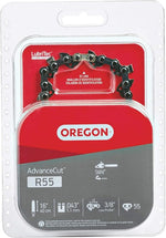 OREGON Oregon AdvanceCut R55 Chainsaw Chain, 16 in L Bar, 0.043 Gauge, 3/8 in TPI/Pitch, 55-Link