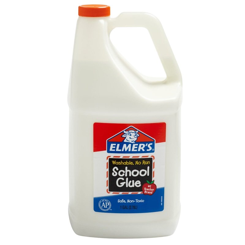 ELMER'S Elmers E340 School Glue, White, 1 gal Bottle