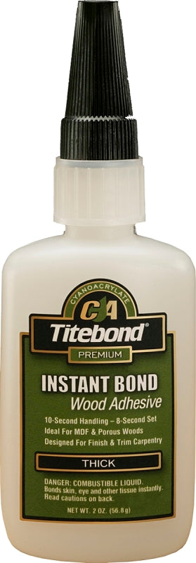 TITEBOND Titebond 6221 Wood Glue, Clear, 2 oz Bottle PAINT TITEBOND   