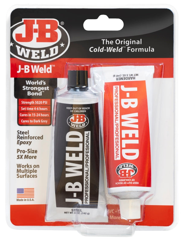 J-B WELD J-B Weld 8281 Epoxy Adhesive, Off-White Part A/White Part B, Paste Part A, Liquid Part B, 10 oz PAINT J-B WELD