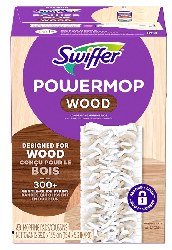 SWIFFER PAD MOP POWER F/WOOD FLOOR RFL CLEANING & JANITORIAL SUPPLIES SWIFFER