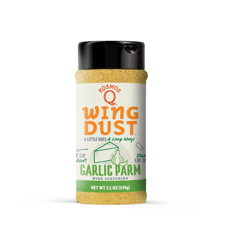 KOSMOS Q Kosmos Q Wing Dust KOS-GARPM-15X1 Wing Seasoning, Garlic Parmesan, 5 oz Bag