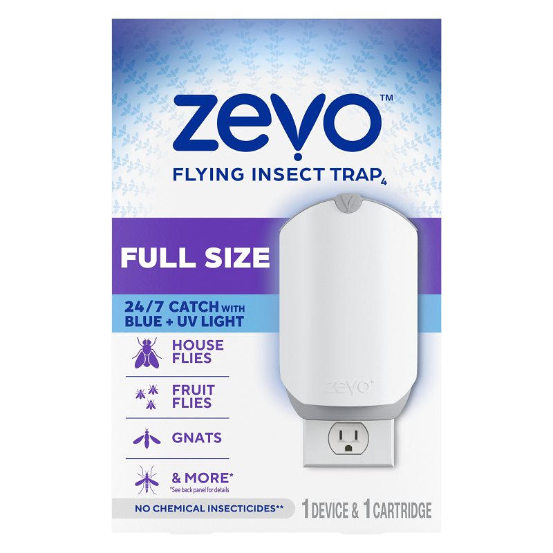 ZEVO Zevo 818135014987 Flying Insect Trap Starter Kit, Solid, Sweet, Clear LAWN & GARDEN ZEVO