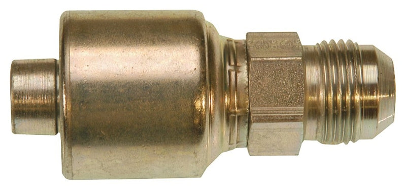 GATES Gates MegaCrimp G25165-0810 Hose Coupling, 1/2 x 7/8 in Dia, 2.91 in, 7/8-14, Crimp x JIC, Straight Angle, Steel, Zinc