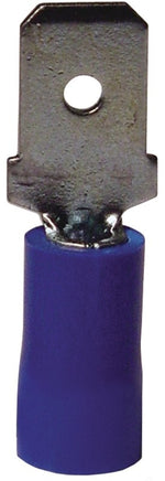 GB Gardner Bender 20-143M Disconnect Terminal, 600 V, 16 to 14 AWG Wire, 1/4 in Stud, Vinyl Insulation, Blue, 18/PK