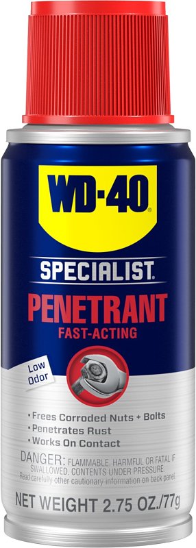 WD-40 WD-40 300254 Penetrant Spray, Pleasant, Clear, 2.75 oz Aerosol Can AUTOMOTIVE WD-40