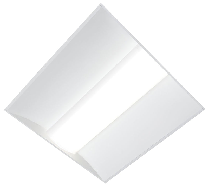 METALUX Metalux 24LCRL4040C Ribbed Lens Troffer, 0.125 A, 120 to 277 V, 34.7 W, LED Lamp, 4208 Lumens