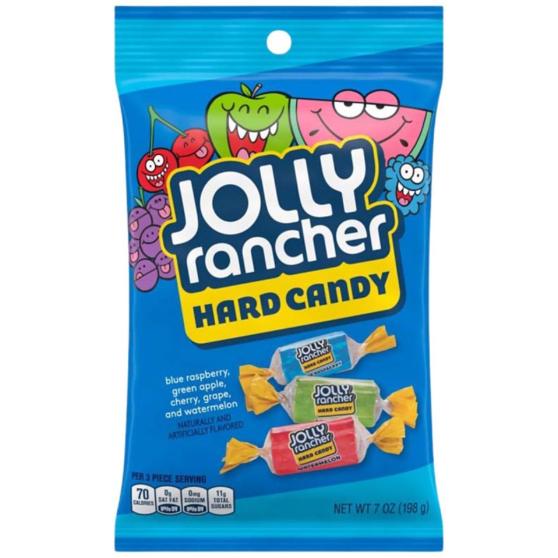JOLLY RANCHER JOLLY Rancher LEA70230 Hard Candy, Original, 7 oz, Bag