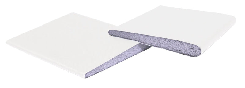 M-D M-D 51502 Seal Door Corner, 1-1/4 in W, 1/8 in Thick, 1-3/4 in L, Foam/Nylon, White