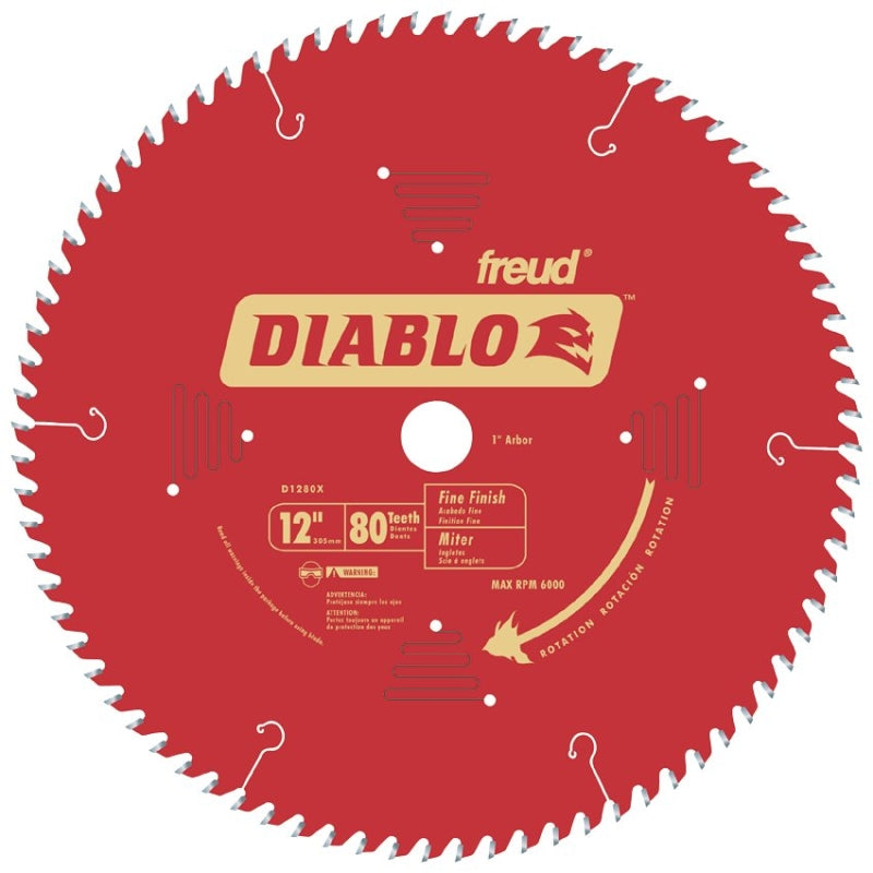 DIABLO CIRC SAW BLADE 12IN 80T FINISH