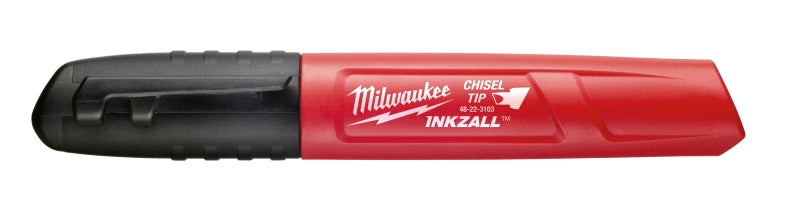 MILWAUKEE Milwaukee 48-22-3103 Marker, 1 to 4.8 mm Tip, Black, 5.6 in L TOOLS MILWAUKEE