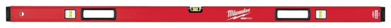 MILWAUKEE Milwaukee REDSTICK Series MLBX59 Beam Box Level, 59 in L, 3-Vial, Aluminum, Red TOOLS MILWAUKEE