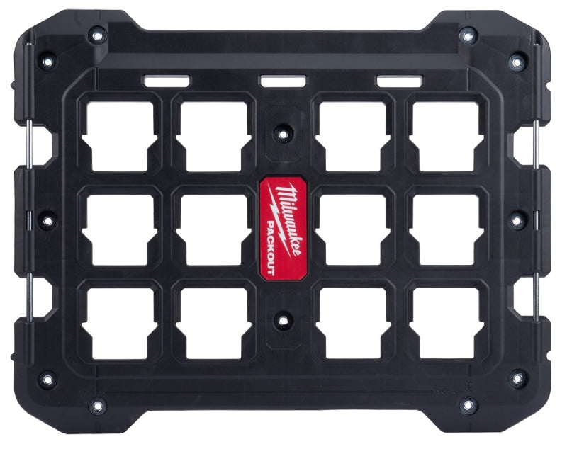 MILWAUKEE Milwaukee PACKOUT 48-22-8485 Mounting Plate, Polymer, Black TOOLS MILWAUKEE