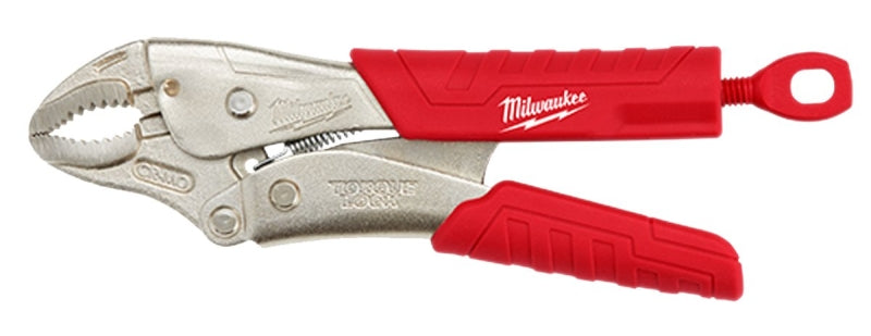MILWAUKEE Milwaukee Torque Lock 48-22-3407 Locking Plier, 7 in OAL, Black/Red/Silver Handle, Comfort-Grip, Overmold Handle TOOLS MILWAUKEE