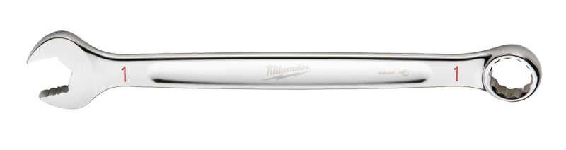 MILWAUKEE Milwaukee 45-96-9432 Combination Wrench, SAE, 1 in Head, 13.39 in L, 12-Point, Steel, Chrome, Ergonomic, I-Beam Handle