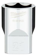MILWAUKEE Milwaukee 45-34-9122 Socket, 21 mm Socket, 1/2 in Drive, 6-Point, Chrome Vanadium Steel, Chrome