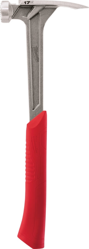 MILWAUKEE Milwaukee 48-22-9016 Hammer, 17 oz Head, Straight Claw Head, 16-1/8 in OAL TOOLS MILWAUKEE