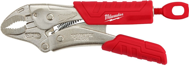 MILWAUKEE Milwaukee Torque Lock 48-22-3405 Locking Plier, 5 in OAL, Black/Red/Silver Handle, Comfort-Grip, Overmold Handle TOOLS MILWAUKEE