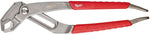 MILWAUKEE Milwaukee 48-22-6212 V-Jaw Plier, 12 in OAL, 2-3/4 in Jaw Opening, Red Handle, Comfort-Grip Handle, 1/4 in W Jaw