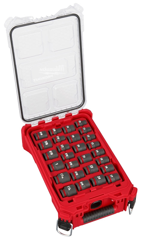 MILWAUKEE Milwaukee 49-66-6804 SHOCKWAVE Impact Duty Series Socket Set, Includes: 1-1/8 in Standard Sockets