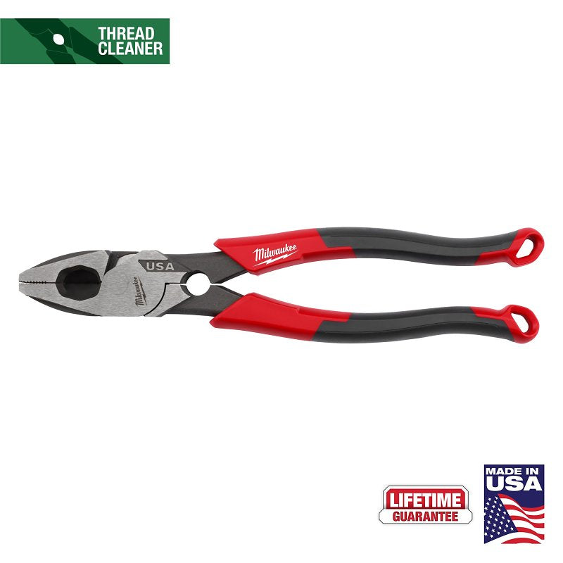 MILWAUKEE Milwaukee MT550T Lineman's Pliers, 9 in OAL, 1.39 in Jaw Opening, 0.74 in W Jaw ELECTRICAL MILWAUKEE