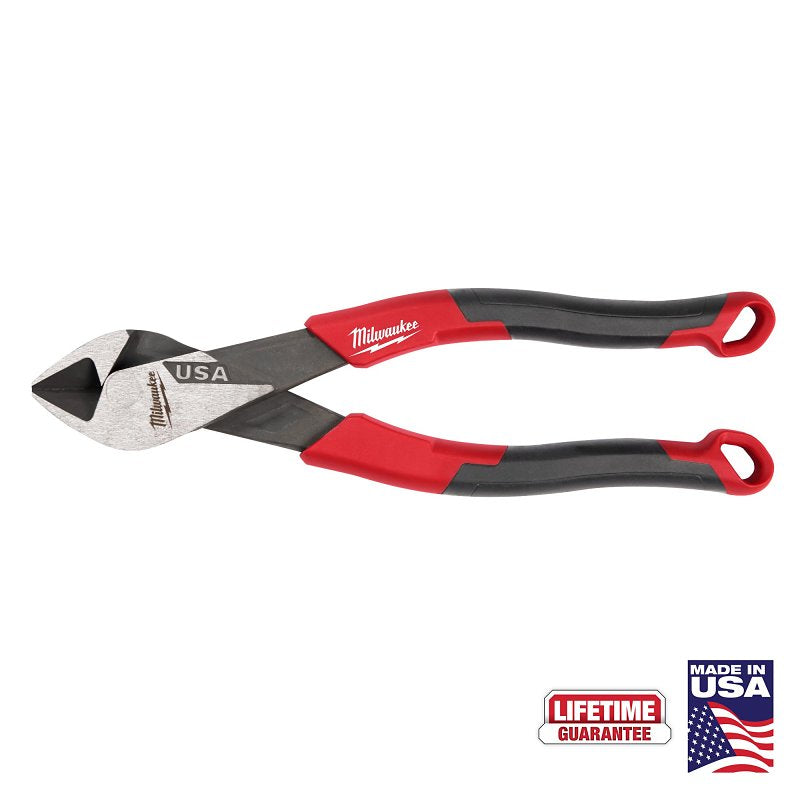 MILWAUKEE Milwaukee MT557 Cutting Pliers, 7-1/2 in OAL, 0.78 in Jaw Opening, Black/Red Handle