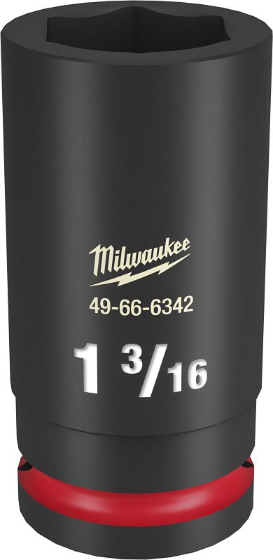 MILWAUKEE Milwaukee SHOCKWAVE Impact Duty Series 49-66-6342 Deep Impact Socket, 1-3/16 in Socket, 3/4 in Drive, Square Drive TOOLS MILWAUKEE