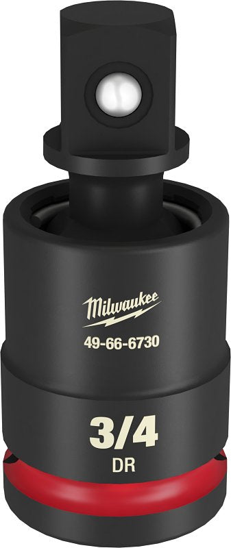 MILWAUKEE Milwaukee SHOCKWAVE Impact Duty 49-66-6730 Universal Joint, 3/4 in Drive, Square Drive, 3/4 in Output Drive TOOLS MILWAUKEE