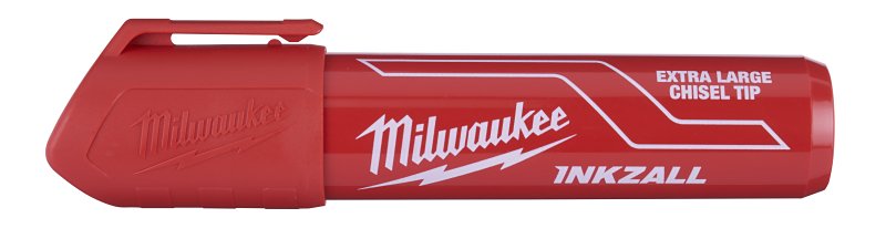 MILWAUKEE Milwaukee 48-22-3266 Marker, Large Chisel Tip, Red TOOLS MILWAUKEE
