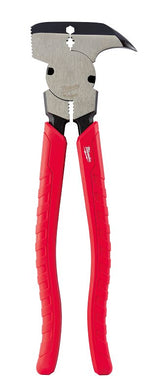 MILWAUKEE Milwaukee 48-22-6410 Fencing Pliers, 8 AWG Cutting Capacity, 10-39/64 in OAL, 51/64 in L Jaw, 3-13/64 in W Jaw
