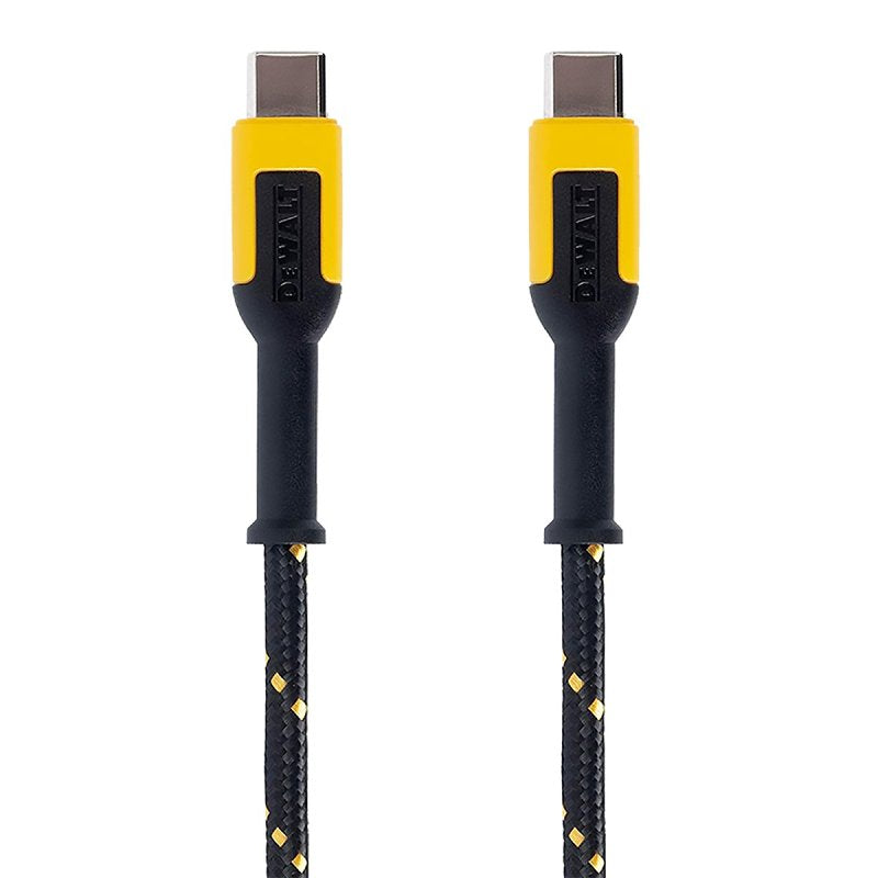 DEWALT DEWALT 131 0021 DW2 Charging Cable, Type C, Kevlar Fiber Sheath, 10 ft L