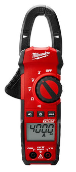 MILWAUKEE ELECTRICAL TO Milwaukee 2235-20 Clamp Meter, 600 VAC/DC, 400 A AC, LCD Display, Functions: AC Current, AC/DC Voltage, Resistance ELECTRICAL MILWAUKEE ELECTRICAL TO