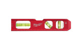 MILWAUKEE ELECTRICAL TO Milwaukee 48-22-5207 Compact Billet Torpedo Level, 10-1/2 in L, 3-Vials, Magnetic, Aluminum