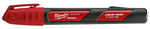 MILWAUKEE ELECTRICAL TO Milwaukee INKZALL Series 48-22-3741 Liquid Paint Marker, Black/Red, 6.09 in L, Plastic Barrel