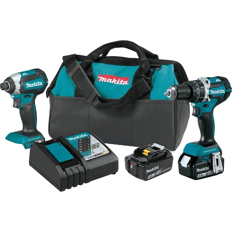 MAKITA Makita XT269M Combination Tool Kit, Battery Included, 4 Ah, 18 V, Lithium-Ion TOOLS MAKITA