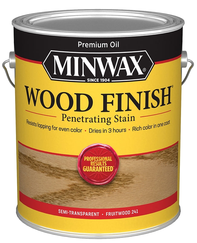 MINWAX Minwax Wood Finish 710800000 Wood Stain, Fruitwood, Liquid, 1 gal, Can PAINT MINWAX
