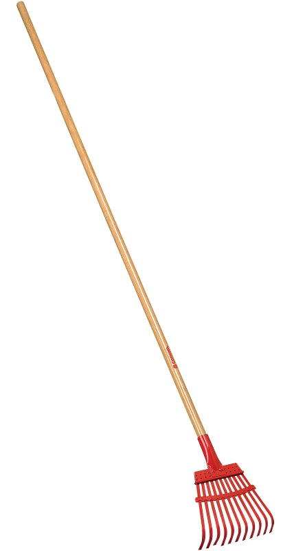 CORONA Corona RK 62000 Shrub Rake, 11-Tine, Steel Tine, Wood Handle, 54 in L Handle