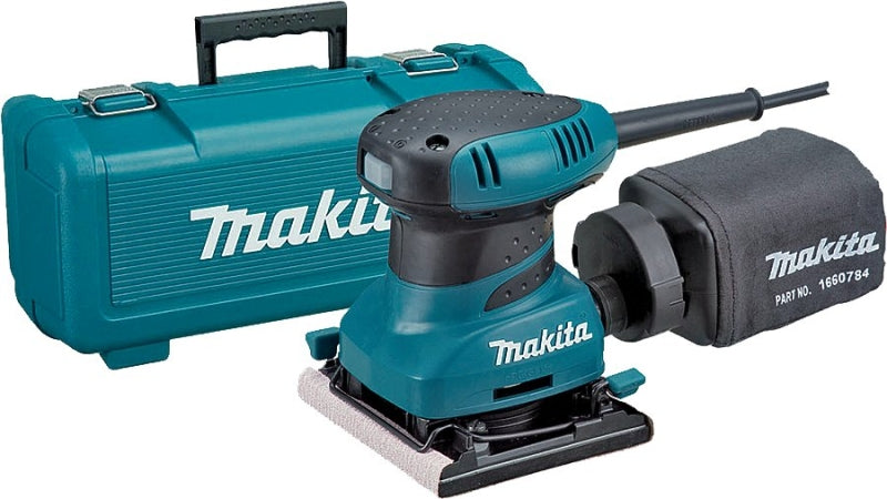 MAKITA Makita BO4556K Finishing Sander, (1) 4-1/2 x 5-1/2 in, 60 Grit Abrasive Paper Includes