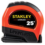 STANLEY TOOLS STANLEY STHT30817S Tape Measure, 25 ft L Blade, 1 in W Blade, ABS Case, Orange Case TOOLS STANLEY TOOLS