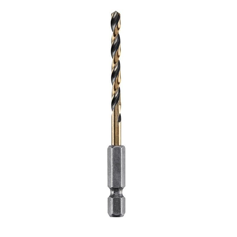 DEWALT DEWALT DWA5010 Drill Bit, 5/32 in Dia, 3-3/16 in OAL, Heavy-Duty, 1/4 in Dia Shank, Hex Shank