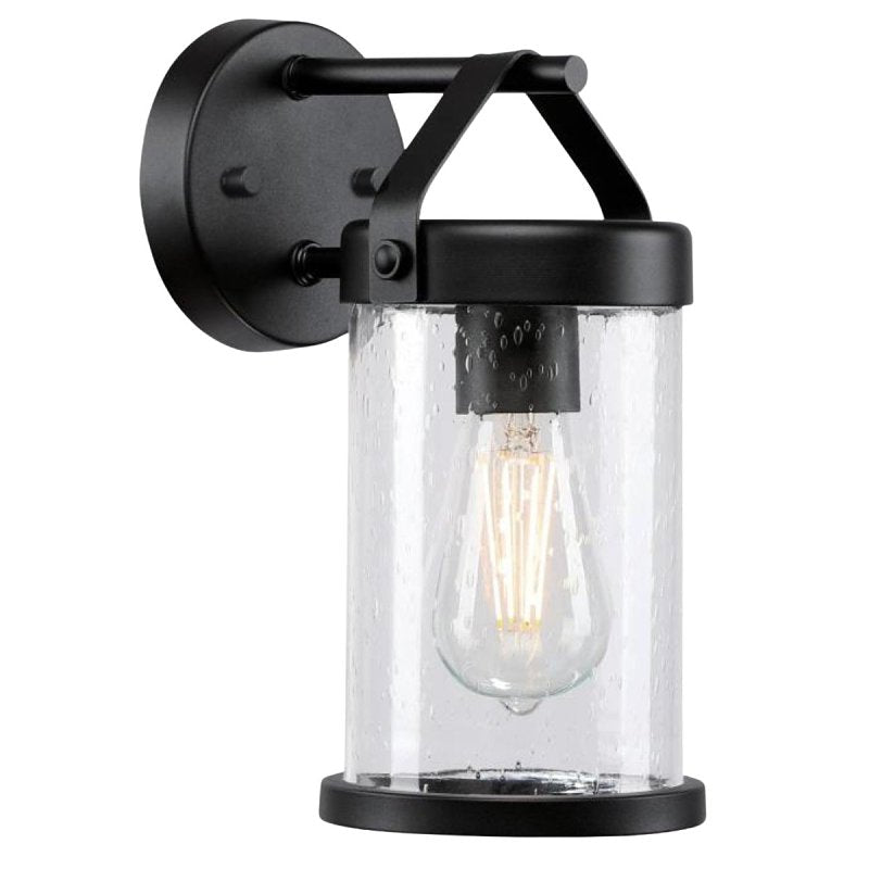 WESTINGHOUSE Westinghouse Jamestown Series 6579600 Wall Sconce, 60 W, 120 V, LED, Metal, Black, Textured