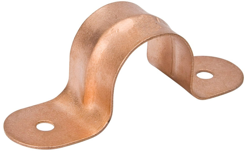 B & K INDUSTRIES B & K C13-038HC Pipe Strap, 3/8 in Opening, Steel, Copper, 10/PK